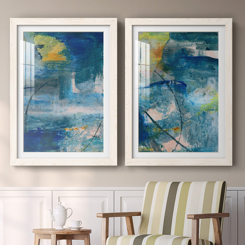 «Spring Winds I», reproduction de photo sur toile 2 pièces, Blanc, H 27,5 po x l 75 po x P 1,5 po