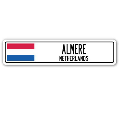 Plaque de rue en aluminium Bchester Almere