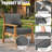 22"W X 24"D Outdoor Deep Seat Cushion Set Outdoor Seat/Back Cushion-982000930
