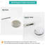 67" Fluted Style-Freestanding Bathtub With Integrated Slotted Overflow And Brushed Nickel Toe-Tap Drain
