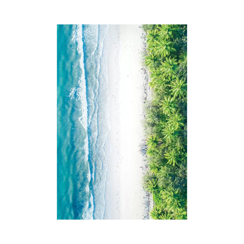 Where The Jungle Meets The Sea II by Jaxon Roberts - Wrapped Canvas Print, 45.72cm H x 30.48cm W x 1.905cm D