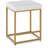 24 Inch Counter Height Bar Stools, Upholstered Bar Stools For Kitchen Island, Counter Stools With Faux Leather Cushion And Sturdy Metal Frame, Modern Barstools, White And Gold