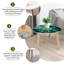 Ensemble de 2 tables basses gigognes Triangle