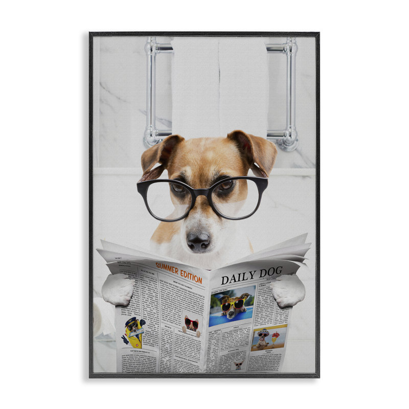 «Hound», giclée encadrée, conçue par Jesse Keith, H 18 po x l 12 po, Giclée encadrée noir minuit