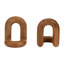 Zeppelin Wood Loopy Bookends-114525255