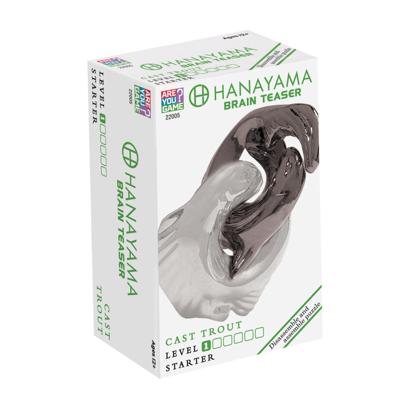 BePuzzled 1 Player Paper Brainteaser, Gray/Silver