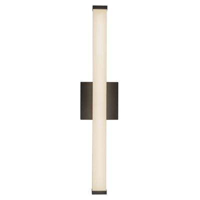 Geri 24-in Black dimmable LED Wall Sconce
