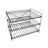 Syreeta 16" x 12.5" x 10" Wire Rack for Countertop Use with 3 Open Shelves, Black