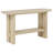 Coastal Modern Console Table with Sculptural Base