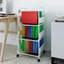 Kynsley 89cm H x 42cm W File Cart with Wheels-80889577