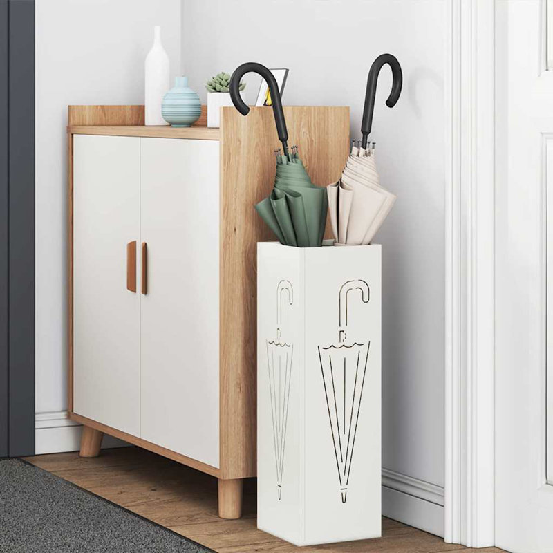 Metro Lane Steel Storage Tub & Tote, White