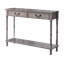 Console de canapé à 2 tiroirs en bois Gering