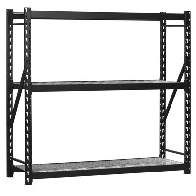 77'' W Steel Height -Adjustable Shelving Unit