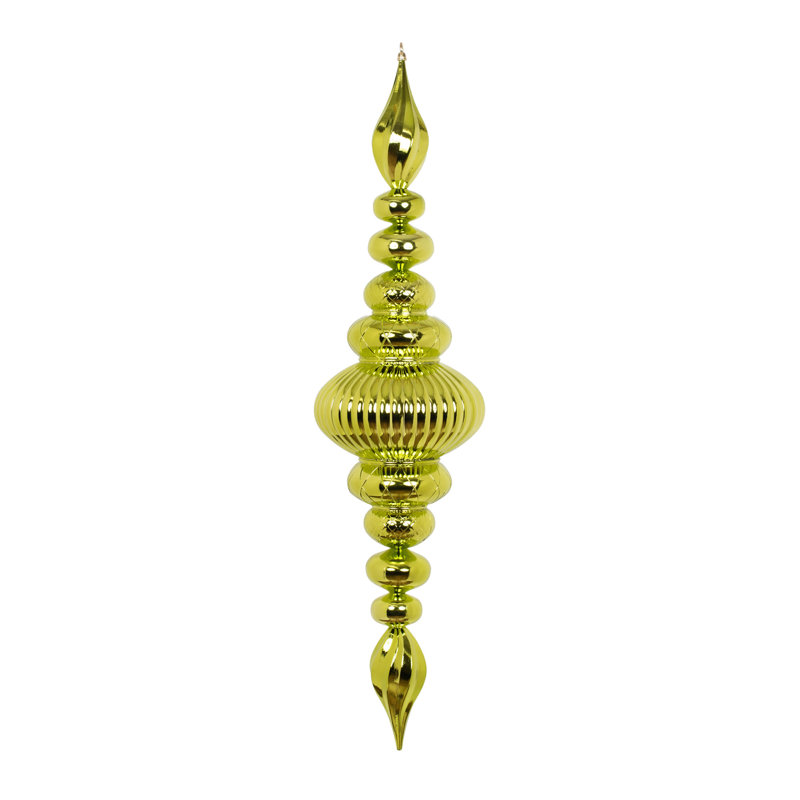 Ornement en forme de fleuron 41 po Vickerman, Turquoise