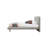 Grey Boucle Queen Size Platform Bed