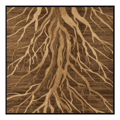 Tapis brun lavable à la machine
