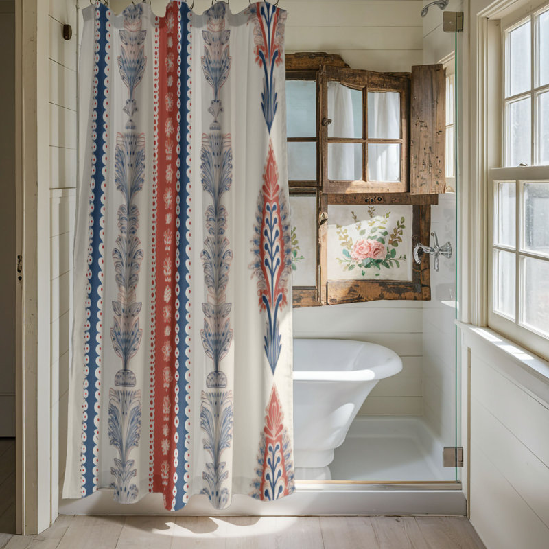 Rideau de douche Boho Vibes - Premium, H 74 po x l 71 po