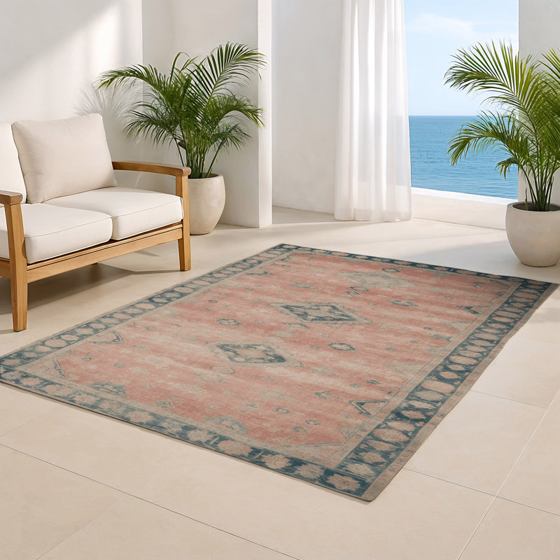 Tapis d'intérieur et d'extérieur surteint beige, Rectangulaire 2 pi x 3 pi