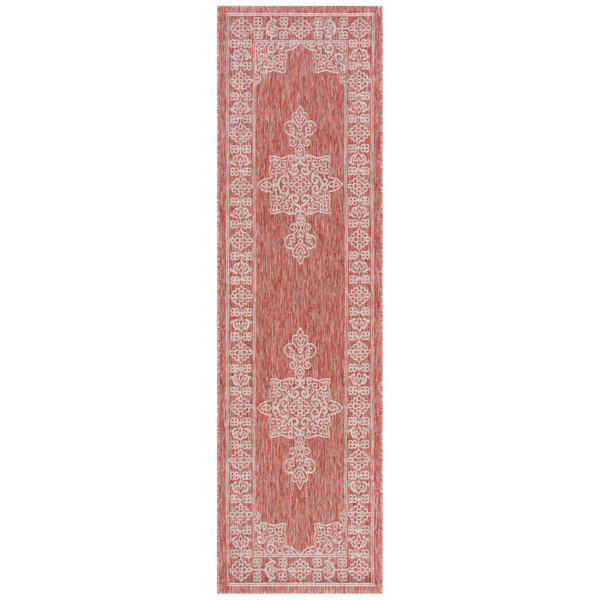 Wade Logan® Arneshia Oriental Rust Indoor/Outdoor Area Rug & Reviews ...