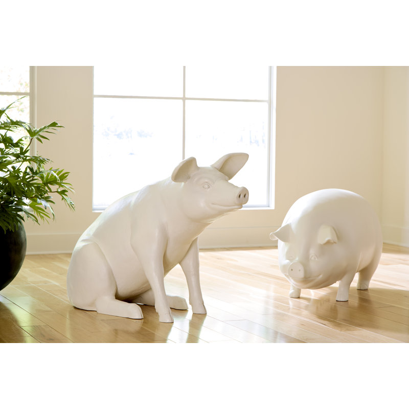 Happy Pig Sculpture