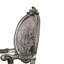 Paire de fauteuils argentés et platine antique - Coussin de soutien, élégant fauteuil d'appoint 2 places avec rembourrage moelleux, au toucher