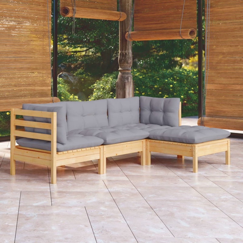 Kiyarah 25'' Wide with Cushions, Oak