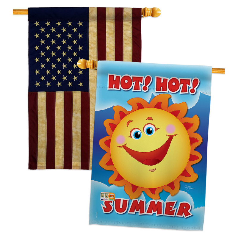Drapeau de maison Hot Summer