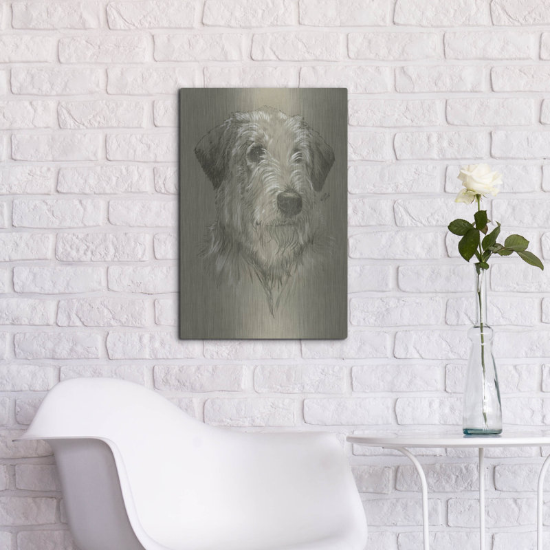 «Irish Wolfhound» par Barbara Keith, H 24 po x l 16 po