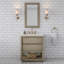 Meuble-lavabo de comptoir en marbre blanc Carrara Oakman-816774780