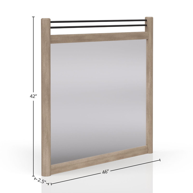 Miroir rectangulaire pour commode Shenee Heights
