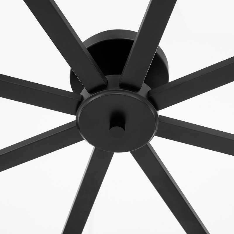 Lynnisha 8 Light Ceiling Mount, Matte Black