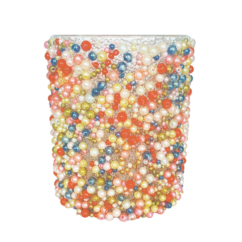 Porte-votive en verre perlé Artisan