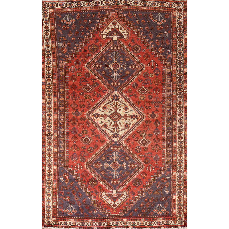 Tapis tribal traditionnel 5 x 8 po