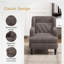 Chaise d'appoint rembourrée et rembourrée-1829007119