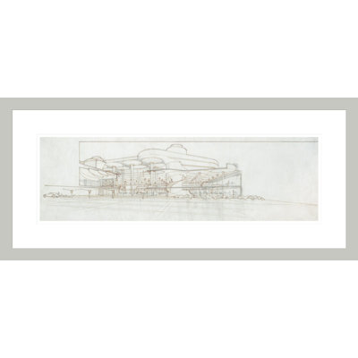 S. C. Johnson Co. Racine WI by Frank Lloyd Wright - Framed Giclee Print