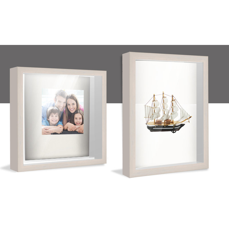 Cadre photo Latron, Blanc, L 10 po x H 10 po