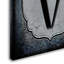 « letter v », art textuel sur toile tendue-21938976