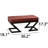 Cathaleen PU Leather Upholstered Bench-378907467