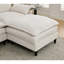 Canapé modulaire, ensemble de canapé en U en forme de nuage, canapé modulaire convertible-478202499
