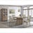 Distressed Round Dining Table