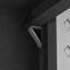 Armoire décorative, armoire de garage avec 2 portes et 1 tablette réglable