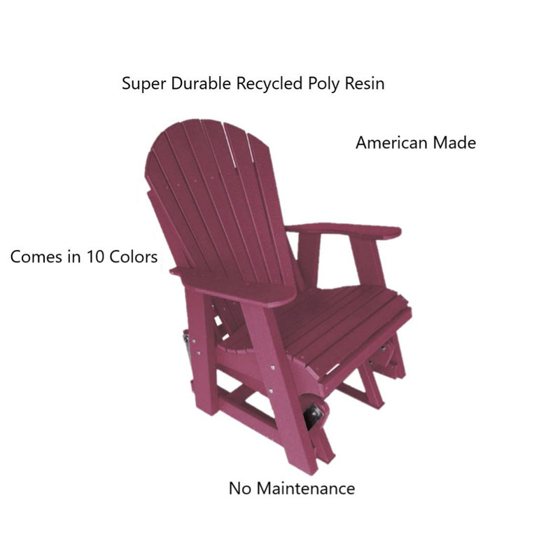 Phat Tommy Ultimate  Campfire Glider Chair, Purple