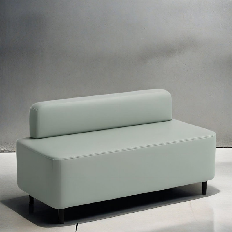 Banc rembourré en similicuir Melieck