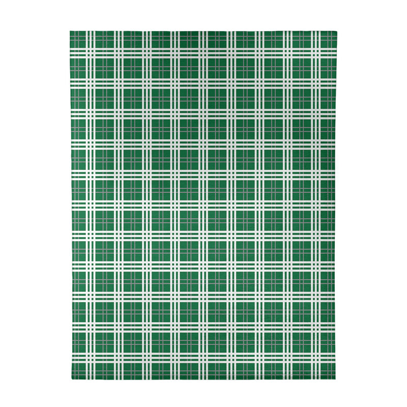 Plaid Indoor Rug, Rectangle 8' x 10'