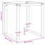 Glenva Dining Table Legs O-Frame Steel-868648234