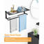 Double Towel Racks for Bathroom, Towel Shelf with Double Towel Bar 24 inch