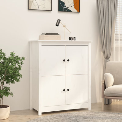 Johnelle 83cm Solid Wood Sideboard