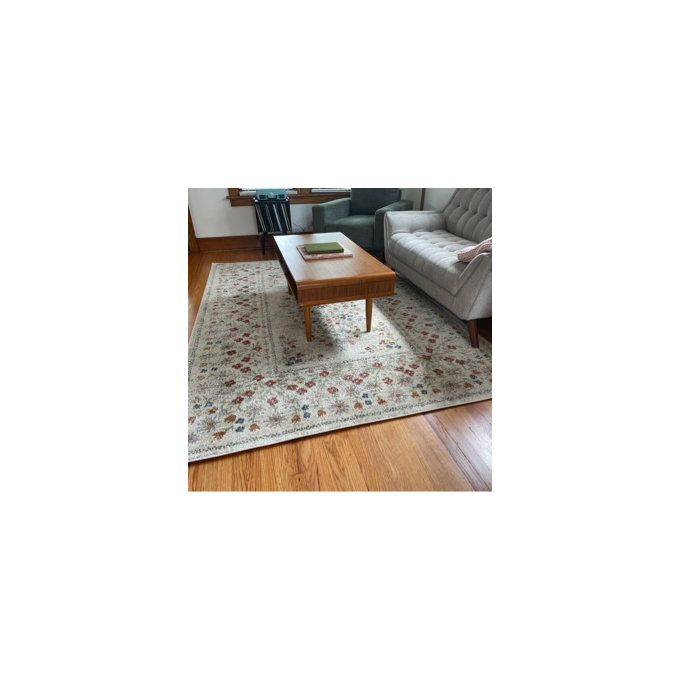 Rifle Paper Co. x Loloi Laurel Linen Area Rug - Rectangle 6'6" x 9'2"