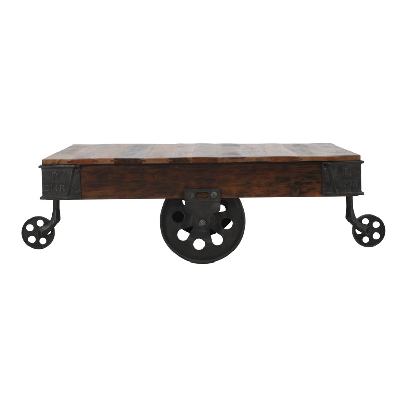 Denyelle Solid Wood Top Coffee Table