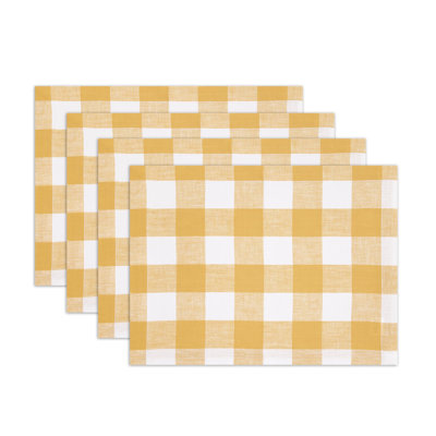 Buffalo Check - 100% Pure Linen Placemats